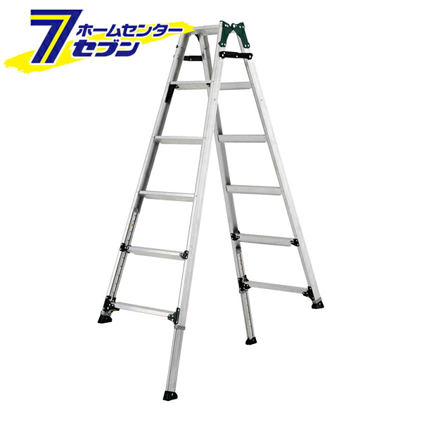 幅広伸縮脚立 約180cm PRT180FX アルインコ ALINCO [はしご ハシゴ 梯子 園芸用品]｜セブンプロ