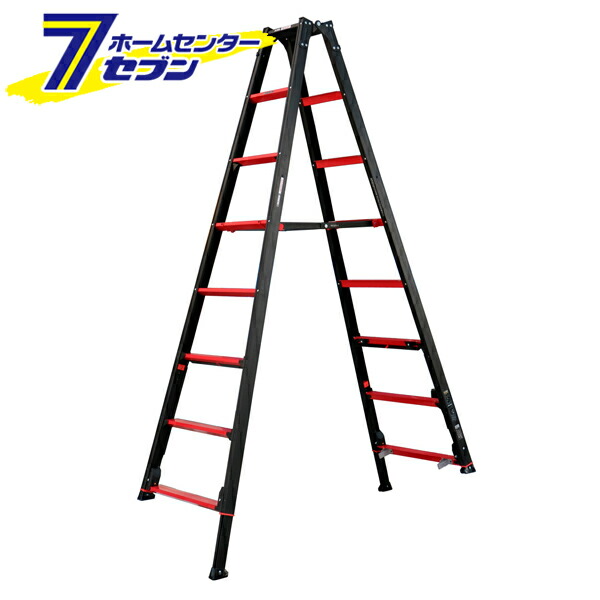上部操作式 伸縮脚付専用脚立 GAUDI-X 8段 240cm GUD240X [現場作業 高所作業 安全作業 アルインコ]