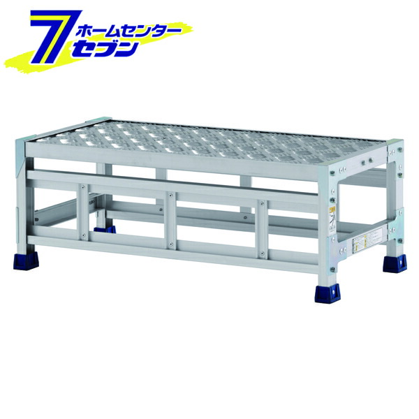 アルインコ 作業台 CSBC 1段 (天板寸法800x400mm 天板高さ300mm) CSBC138S [アルミ 天板縞板タイプ 組立式作業台 工場 倉庫 踏台 踏み台 はしご 梯子 ハシゴ DIY 工具 alinco]