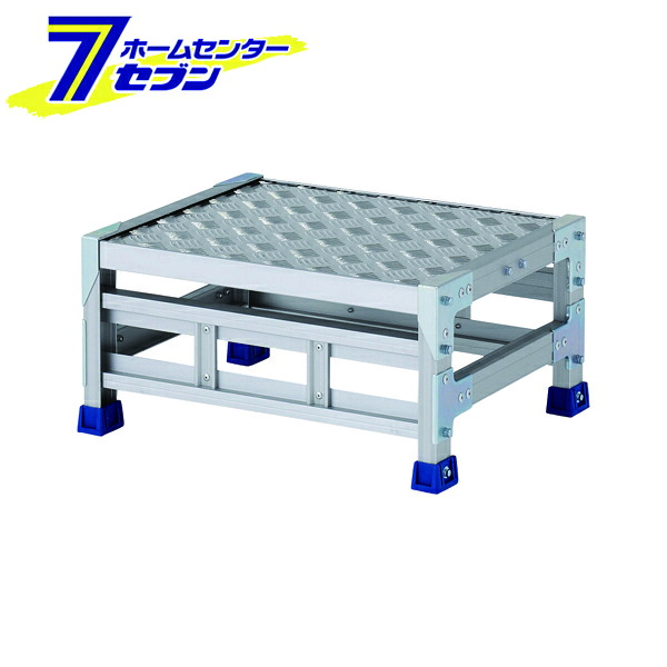 アルインコ 作業台 CSBC 1段 (天板寸法500x400mm 天板高さ250mm) CSBC125S [アルミ 天板縞板タイプ 組立式作業台 工場 倉庫 踏台 踏み台 はしご 梯子 ハシゴ DIY 工具 alinco]