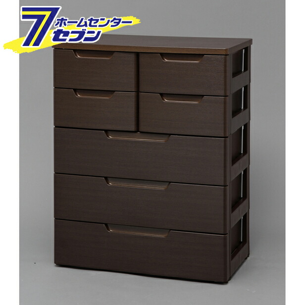 楽天市場】ウッドトップチェスト ブラウン MG-726 アイリスオーヤマ