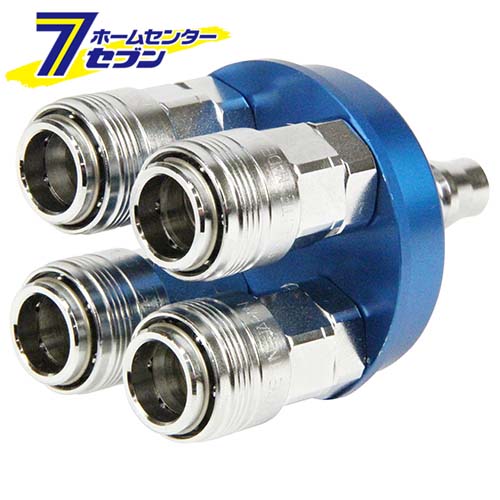 4連分岐ソケットDSLITE S-KO4 藤原産業 [電動工具 エアーツール カプラ ジョイント]