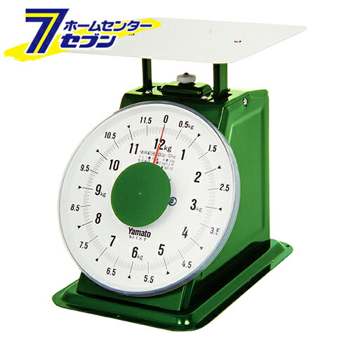 普及型上皿ハカリ 12 12KG SD-12 大和製衡 [大工道具 測定具 はかり 歩数計 数取器]