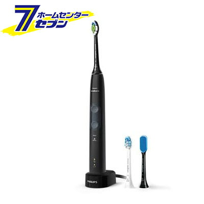 フィリップス 電動歯ブラシ ソニッケアー プロテクトクリーン プラス 4500 ブラック HX6421/14 [電子歯ブラシ 本体 音波歯ブラシ オーラルケア 歯ブラシ 歯ぶらし 舌磨き 充電式 歯垢除去 歯磨き ホワイトニング 純正品 家電 Sonicare ProtectiveClean Philips]｜カー用品・日用品のホームセンター