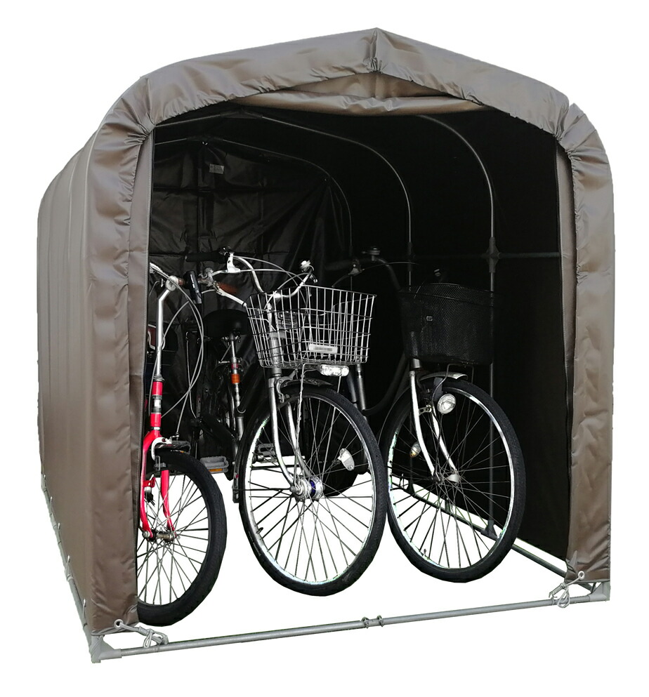 サイクルハウス一式 3台用sb 南栄工業 パイプ倉庫 簡易倉庫 自転車 バイク 物置 ガレージ 自転車 小屋 Napierprison Com