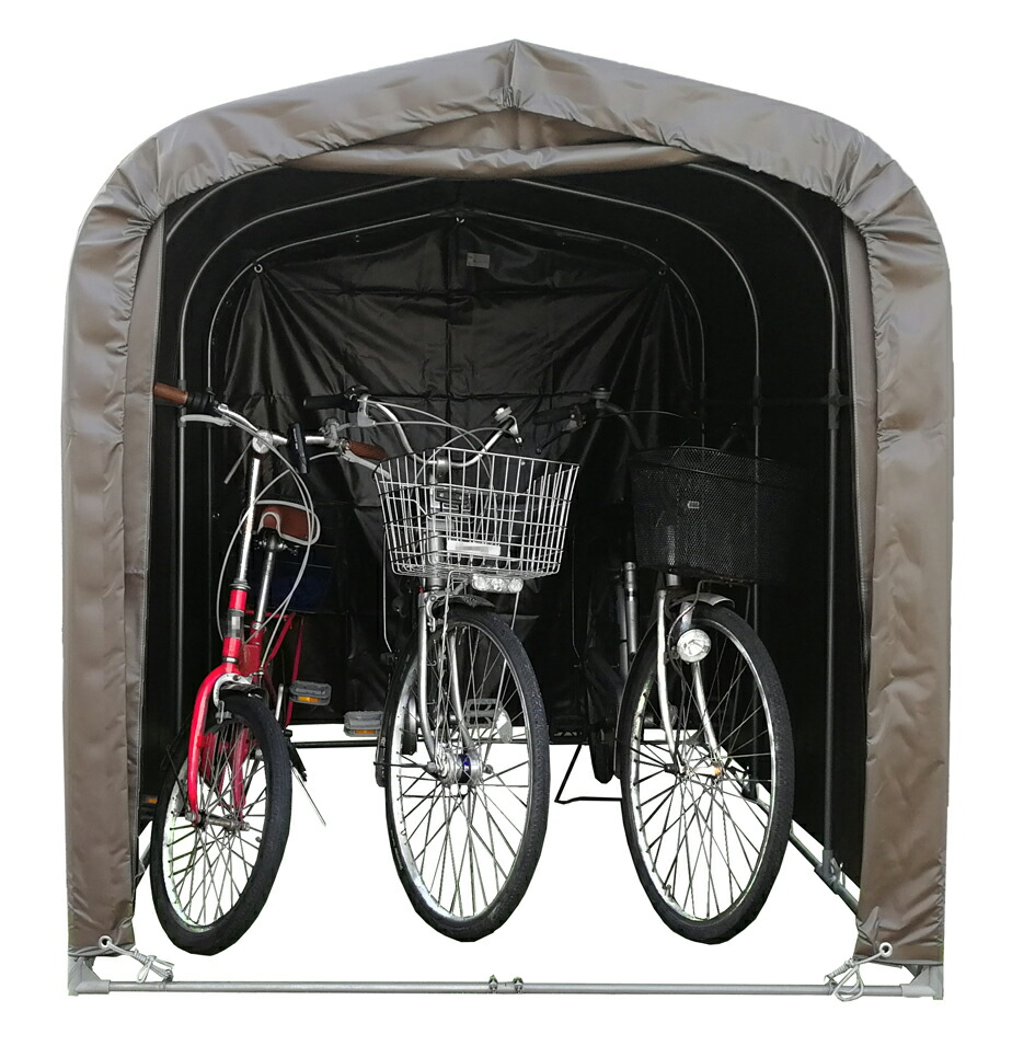 サイクルハウス一式 3台用sb 南栄工業 パイプ倉庫 簡易倉庫 自転車 バイク 物置 ガレージ 自転車 小屋 Napierprison Com