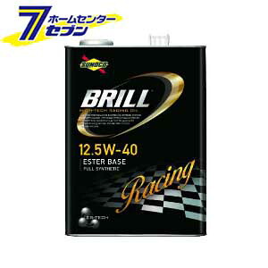 エンジンオイル 12.5W-40 4Lx4缶 【スノコ ブリル brill】 [全合成油 API／SM相当 レーシングオイル タイムアタック ドリフト サーキット]