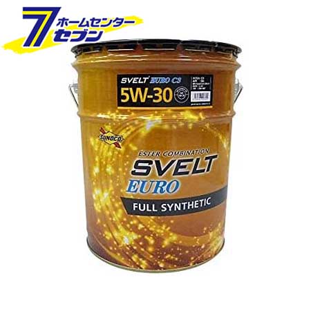 エンジン発動機油類 ペトロール ディーゼル Svelt Euro スヴェルト ユーロ C3 5w 30 l 缶 日本サン重油 Sunoco スノコ ペール缶 ガソリンエンジン ディーゼルエンジン 節減燃費性情オイル 欧州車 エステル組合わせる Full Synthetic 列車用脚体面 Hc9 日本サン石油