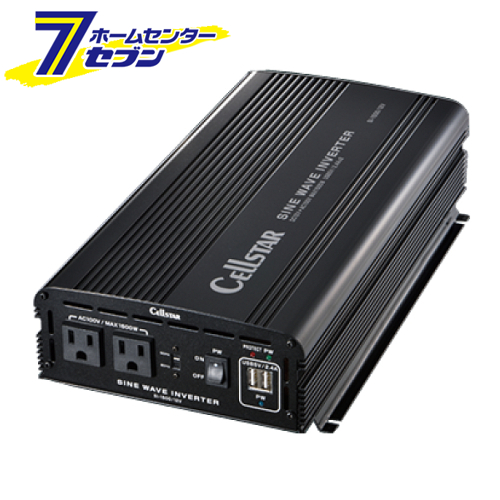 最大93 オフ インバーター 正弦波 Si 1500 12v セルスター バッテリー接続 Dc Acインバーター 家電 キャンプ 災害 車中泊 Fucoa Cl