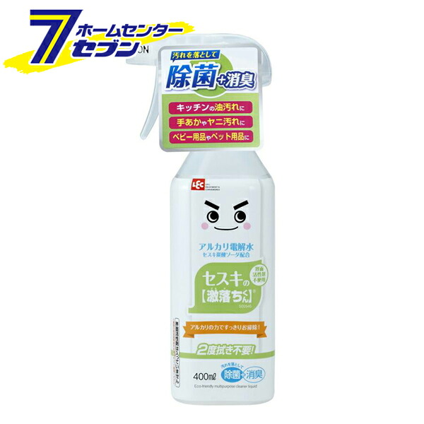 (まとめ買い18個) レック LEC セスキの激落ちくん 400ml S00546 [ケース販売 ケース購入 マルチクリーナー 除菌 消臭 汚れ落とし]