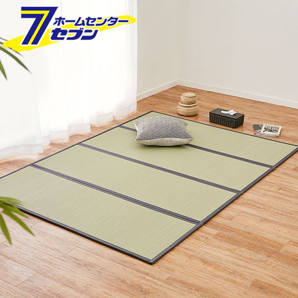 折り畳める 水拭きできる畳マットレス 伏見 セミダブル 120×200cm 159067501 萩原 [折りたたみ 折り畳み い草マットレス 置き畳 敷物 寝具 ゴザ ごろ寝マット 和風]