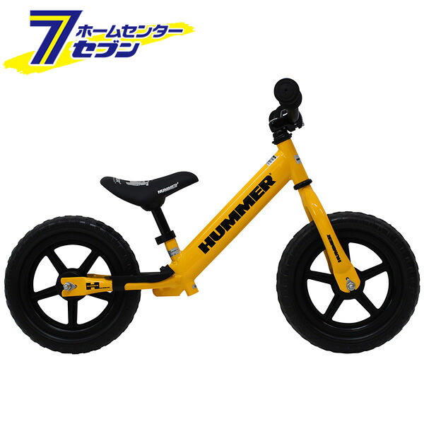 トレーニーバイク 12インチ YE イエロー HUMMER MG-HMTB-YE ミムゴ [キックバイク バランスバイク ブレーキなし ペダルなし 自転車 練習 トレーニング 足こぎ自転車 子ども 子供用 キッズ 自転車本体 お客様組立品 mimugo 正規店 ミムゴ ハマー]
