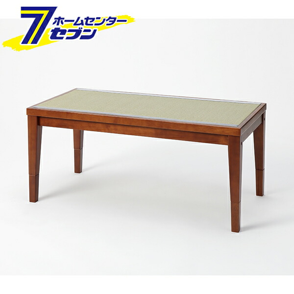 畳天然木ベンチ 100×50×45cm ブラウン×い草グレー [ダイニングベンチ 畳ベンチ ベンチシート リビング 大島屋]