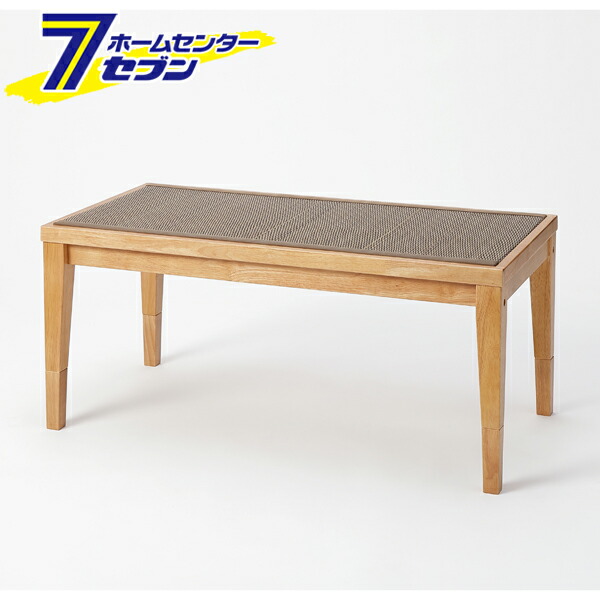 畳天然木ベンチ 100×50×45cm ナチュラル×い草ブラウン [ダイニングベンチ 畳ベンチ ベンチシート リビング 大島屋]