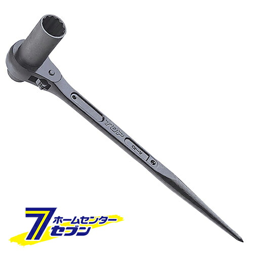 TOP 超ロングラチェットレンチ RM-17X19SL [17×19mm シノ付き 建築 DIY 工具 トップ工業]