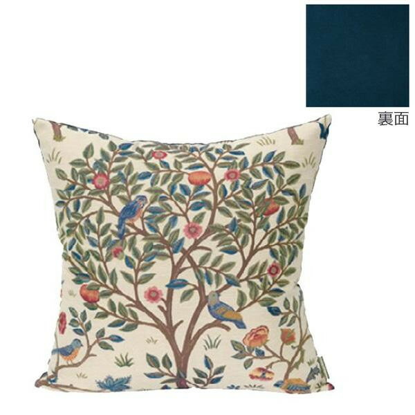川島織物セルコン Morris Design Studio ケルムスコットツリー 背当クッションカバー 60×60cm LL1722 BE ベージュ【メーカー直送：代金引換不可：同梱不可】【北海道・沖縄・離島は配達不可】
