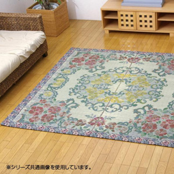 い草ラグカーペット 『DXロザンヌNF』 約191&times;191cm 8107970【メーカー直送：代金引換不可：同梱不可】【北海道・沖縄・離島は配達不可】｜カー用品・日用品のホームセンター