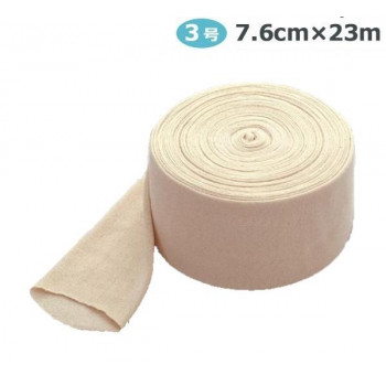 ハクゾウ　ストッキネット　チューブホータイ　3号　7.6cm×23m　1050002【メーカー直送：代金引換不可：同梱不可】【北海道・沖縄・離島は配達不可】