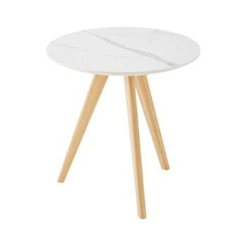 東谷 ラウンドサイドテーブル ホワイト TAP-205WH【メーカー直送：代金引換不可：同梱不可】【北海道・沖縄・離島は配達不可】