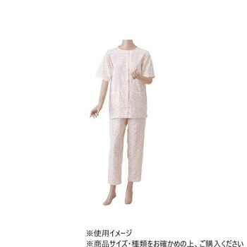 神戸生絲 婦人楽らくガーゼパジャマ上下(半袖) M No.900 ローズ【メーカー直送:代金引換不可:同梱不可】【北海道・沖縄・離島は配達不可】