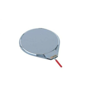 サカエ クルクル回転盤 メッキ 440×625×14mm バンド式ハンドストッパー付 KHM-410【メーカー直送：代金引換不可：同梱不可】【北海道・沖縄・離島は配達不可】