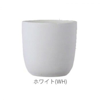 グリーンポット 植木鉢 バスク ラウンド 43cm ホワイト GA-0343WH【メーカー直送：代金引換不可：同梱不可】【北海道・沖縄・離島は配達不可】