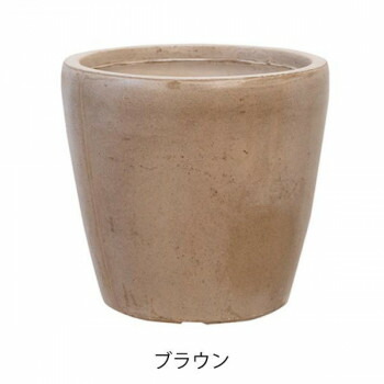 グリーンポット 植木鉢 ファントム ラウンド ブラウン 42cm GA-2042BR【メーカー直送:代金引換不可:同梱不可】【北海道・沖縄・離島は配達不可】