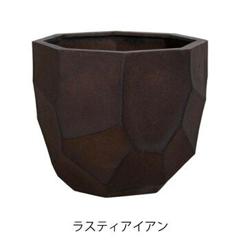 グリーンポット 植木鉢 リッジ ラスティアイアン 33cm EB-RI3331RU【メーカー直送：代金引換不可：同梱不可】【北海道・沖縄・離島は配達不可】