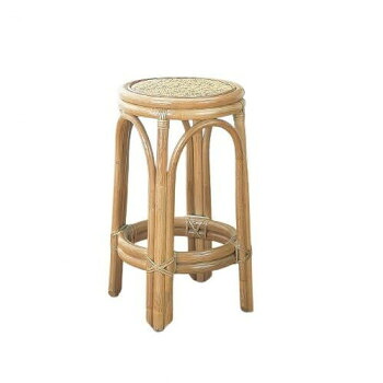 今枝商店 Romantic Rattan 籐ハイスツール S61【メーカー直送:代金引換不可:同梱不可】【北海道・沖縄・離島は配達不可】