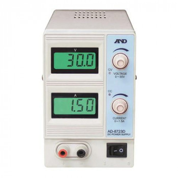 A＆D 直流安定化電源 30V 1.5A AD8723D【メーカー直送：代金引換不可：同梱不可】【北海道・沖縄・離島は配達不可】