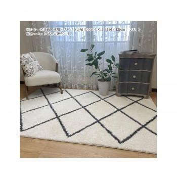 ウェルトン織カーペット　Ilums　イルムス Ivory　アイボリー 160×230【メーカー直送：代金引換不可：同梱不可】【北海道・沖縄・離島は配達不可】