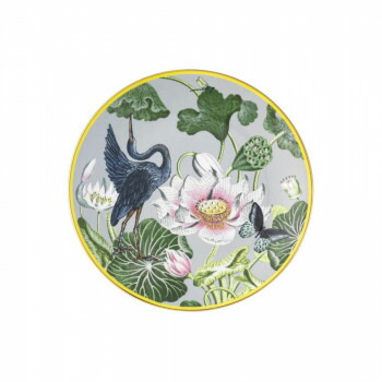 (B) Wedgwood　ウェッジウッド 　ワンダーラスト ウォーターリリー 20cm プレート　1057262【メーカー直送：代金引換不可：同梱不可】【北海道・沖縄・離島は配達不可】