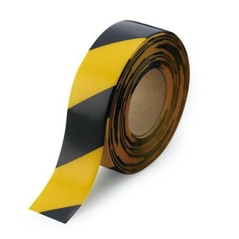 ユニット 床貼テープラインプロ50mm幅(黄黒) 864-305【メーカー直送:代金引換不可:同梱不可】【北海道・沖縄・離島は配達不可】|カー用品・日用品のホームセンター