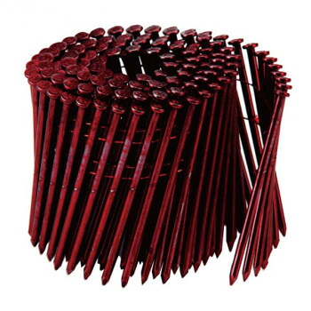 (W)ワイヤー 3.8×90mm 赤 150本×10巻 WFV3890【メーカー直送：代金引換不可：同梱不可】【北海道・沖縄・離島は配達不可】