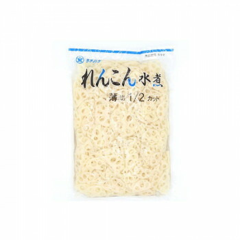 タチバナ食品 水煮 薄切れんこん1/2カット 1000g×10入 S-3-2【メーカー直送：代金引換不可：同梱不可】【北海道・沖縄・離島は配達不可】 6,085円