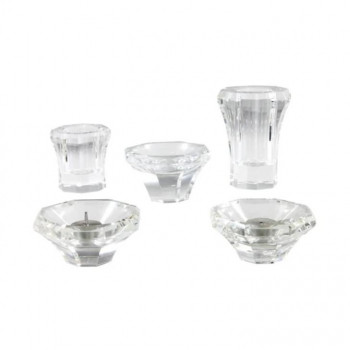 ペット仏具 クリスタル仏具 5具足 060158【メーカー直送：代金引換不可：同梱不可】【北海道・沖縄・離島は配達不可】 7,671円