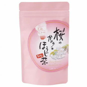 山陽商事 知覧　桜のかおりのほうじ茶ティーバック 18g(1.8g×10袋)×12(ケース販売)【メーカー直送：代金引換不可：同梱不可】【北海道・沖縄・離島は配達不可】
