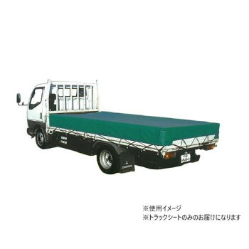 南榮工業 トラックシート(中型トラック用) 寸法2.60m&times;4.45m ターポスーパーグリーン TS-40 TSG【メーカー直送：代金引換不可：同梱不可】【北海道・沖縄・離島は配達不可】｜カー用品・日用品のホームセンター 12,123円