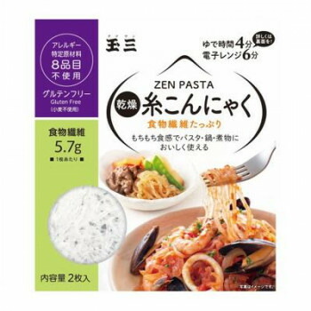 玉三　乾燥糸こんにゃく(2枚)×20袋【メーカー直送：代金引換不可：同梱不可】【北海道・沖縄・離島は配達不可】