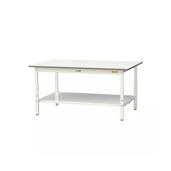 山金工業(YamaTec) SUPA-1590TT-WW ワークテーブル150シリーズ 高さ調整タイプ (H600～900mm) 1500&times;900mm (全面棚板付)【メーカー直送：代金引換不可：同梱不可】【北海道・沖縄・離島は配達不可】｜カー用品・日用品のホームセンター