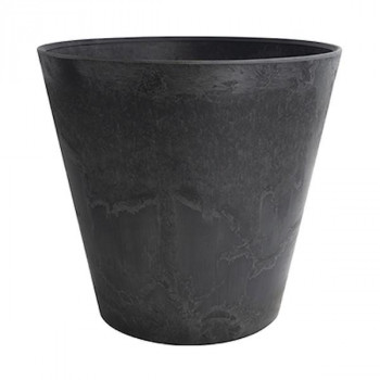 グリーンポット 植木鉢 アートストーン ラウンド ブラック 13cm AS-00113BK 20個入【メーカー直送:代金引換不可:同梱不可】【北海道・沖縄・離島は配達不可】|カー用品・日用品のホームセンター