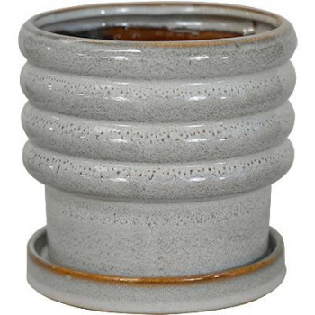 グリーンポット 植木鉢 トゥーボ ホワイト 18cm CP-3118WH 4個入【メーカー直送：代金引換不可：同梱不可】【北海道・沖縄・離島は配達不可】｜カー用品・日用品のホームセンター