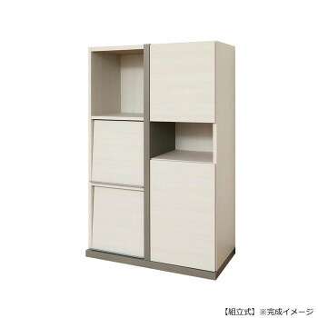 日本製組立家具 収納キャビネット ディスプレイラック ホワイト co-pabo-1280dp-wh【メーカー直送:代金引換不可:同梱不可】【北海道・沖縄・離島は配達不可】|カー用品・日用品のホームセンター
