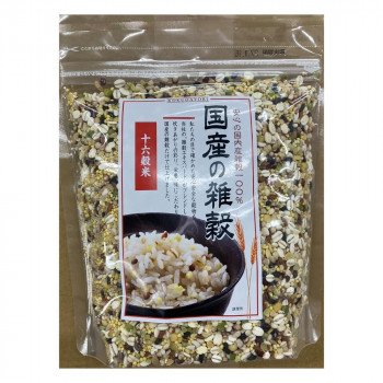 森光商店 国産の雑穀十六穀米 600g 56753 &times;8セット【メーカー直送：代金引換不可：同梱不可】【北海道・沖縄・離島は配達不可】｜カー用品・日用品のホームセンター