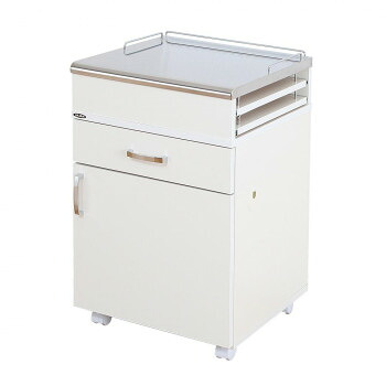 ダブルスライドテーブル ホビーワゴン 完成品 ホワイト HWJ-45W【メーカー直送：代金引換不可：同梱不可】【北海道・沖縄・離島は配達不可】｜カー用品・日用品のホームセンター