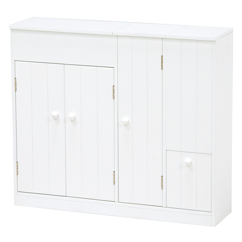 【ポイント10倍】トイレラック (約)幅60×奥行16×高さ52cm MTR-6118WH 萩原【ポイントUP:2026年7月19日20:00~7月26日 1:59まで】|カー用品・日用品のホームセンター