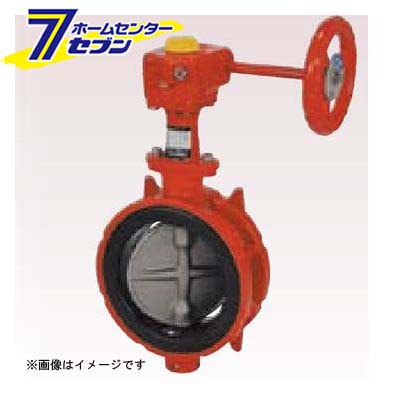 (F)10ALM-N-GUE アルミ弁体SCS13バタフライ弁(ギア・消防認定・赤) 80A （(F)10ALM-N-GUE_80A） [ 東洋バルヴ]｜カー用品・日用品のホームセンター