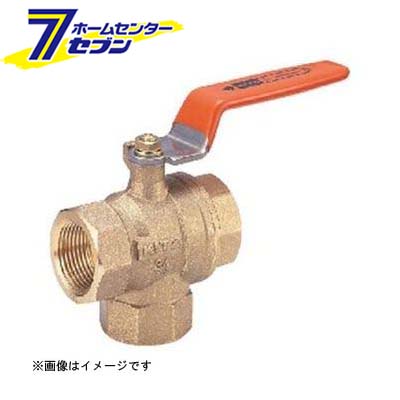 TV2L 黄銅三方堅形ボール弁（400型・3方2面シート・Lポート） 15A （TV2L_15A） [ キッツ]
