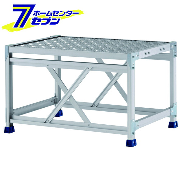 アルインコ 作業台 CSBC 1段 (天板寸法800x600mm 天板高さ500mm) CSBC158WS [アルミ 天板縞板タイプ 組立式作業台 工場 倉庫 踏台 踏み台 はしご 梯子 ハシゴ DIY 工具 alinco] 27,442円