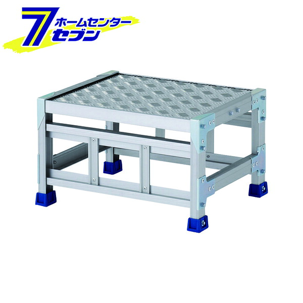 アルインコ 作業台 CSBC 1段 (天板寸法500x400mm 天板高さ300mm) CSBC135S [アルミ 天板縞板タイプ 組立式作業台 工場 倉庫 踏台 踏み台 はしご 梯子 ハシゴ DIY 工具 alinco]｜カー用品・日用品のホームセンター
